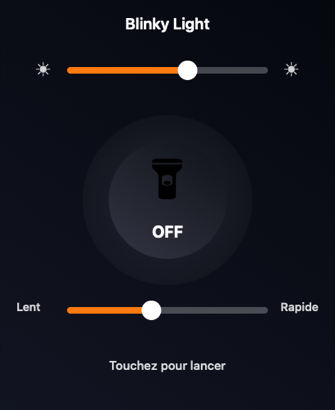 Blinky Light sur Apple Watch